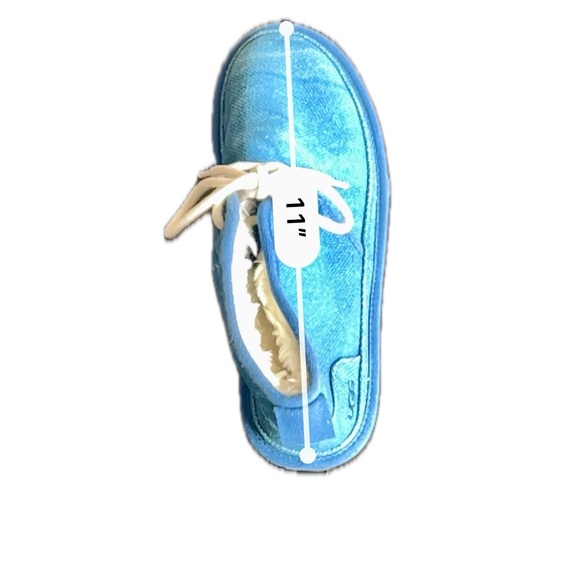 UGG blue canvas low cut boots - Picture 8 of 8